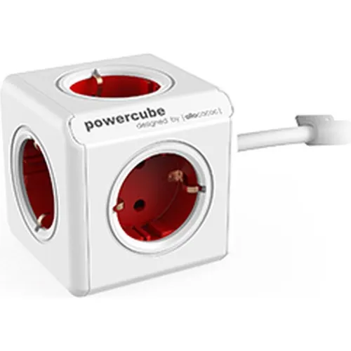 Allocacoc PowerCube extended in rot von Allocacoc