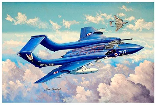 Trumpeter 1/48 de Havilland DH 110 Sea Vixen FAW. 2 - Luftfahrt-Modellbausatz mit detaillierter Anleitung, ideal für Modellbauer ab 14 Jahren, für realistische Nachbildungen und kreatives Gestalten.