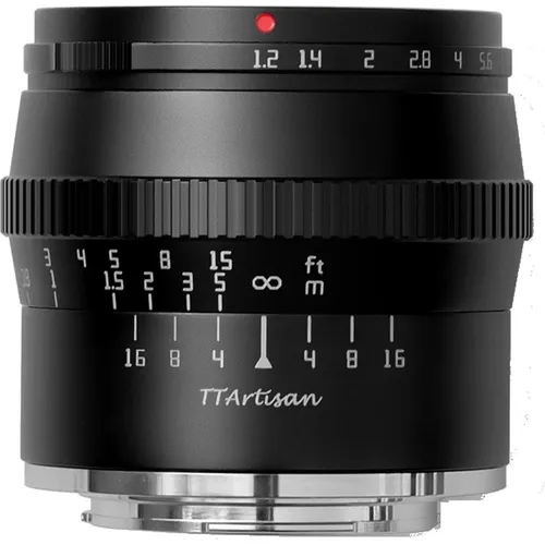 TT Artisan 50mm F1.2 APS-C Objektiv MFT Mount - Objektive für Spiegelreflexkameras, perfektes Porträt- und Landschaftsobjektiv mit großer Blende F1.2 für beeindruckendes Bokeh und geringe Verzerrung.