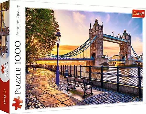Puzzle 1000 elementów. Tower Bridge, Londyn Trefl 5900511107746