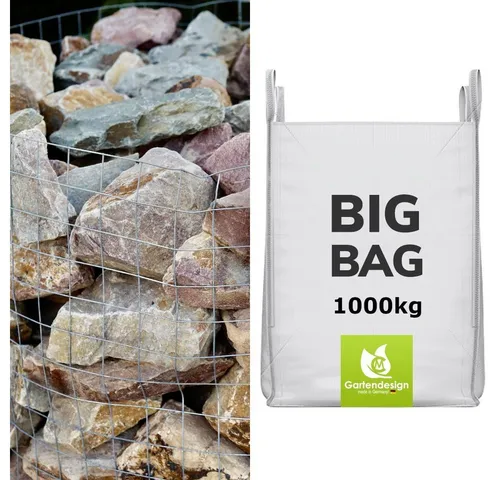 CM-Gartendesign Gabionensteine Grauwacke Gabionensteine, (8/20cm, bunt), 1000kg