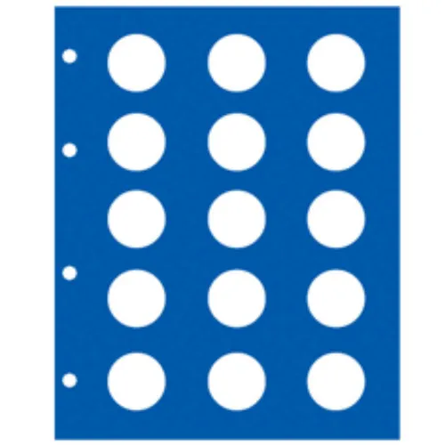 SAFE 7854 Münzhüllen Ergänzungsblatt 2 Euro für 15 x 2 Euro Münzen