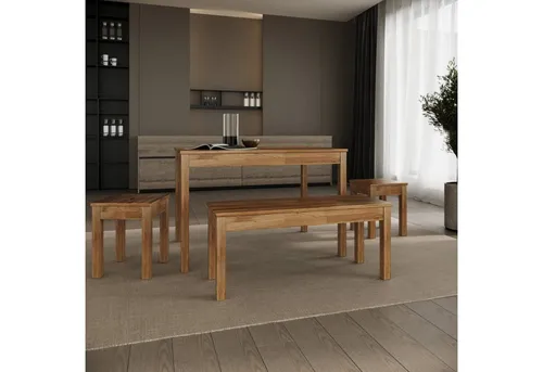 Krok Wood Esstisch Tomas aus Massivholz in Eiche von Krok Wood