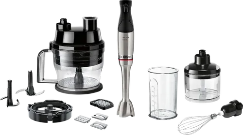 Bosch MSM6M8X1 Stabmixer - 7 in 1, 1200 Watt Hochleistungsmotor mit 10 Jahre Motorgarantie und QuattroBlade System für perfekte Ergebnisse