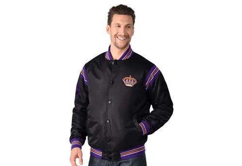 Starter Bomberjacke Starter Jacke Los Angeles Kings Starter Satin Varsity