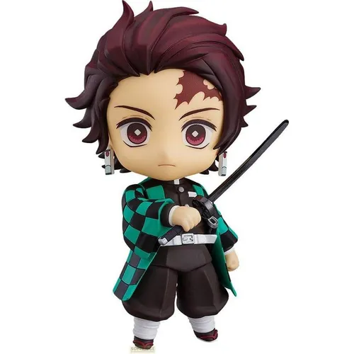 Kimetsu no Yaiba: Demon Slayer Nendoroid Tanjiro Kamado 10 cm - Detailreiche Nendoroid Actionfigur von Tanjiro Kamado aus Kimetsu no Yaiba: Demon Slayer. Ca. 10 cm groß, mit Base, ideal für Sammler und Fans des Animes.