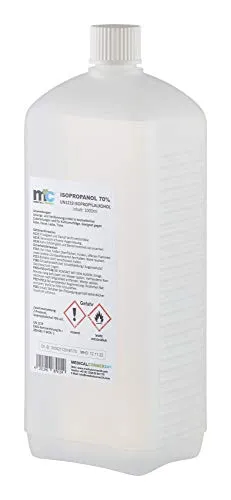 Medicalcorner24 Isopropanol 70% Isopropylalkohol 12 x 1 Liter Flasche, Alkohol