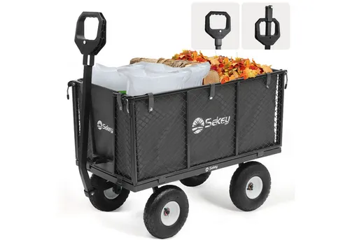 Sekey Bollerwagen 500 KG – Robuster Gartenwagen mit innovativem Klick-Design