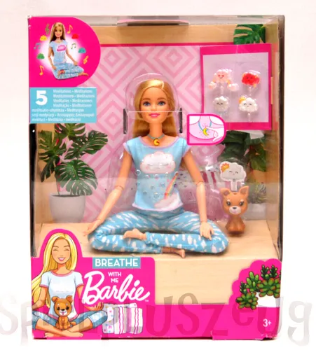 Barbie Wellness & Meditation Joga Puppe mit Zubehör (GNK01) von Barbie