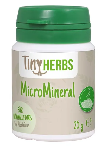 cdVet TinyHerbs MicroMineral, Ergänzungsfutter für: Katzen, Ratten, natürliche Inhaltsstoffe, Vitaminversorgung, bedarfsgerechte Fütterung