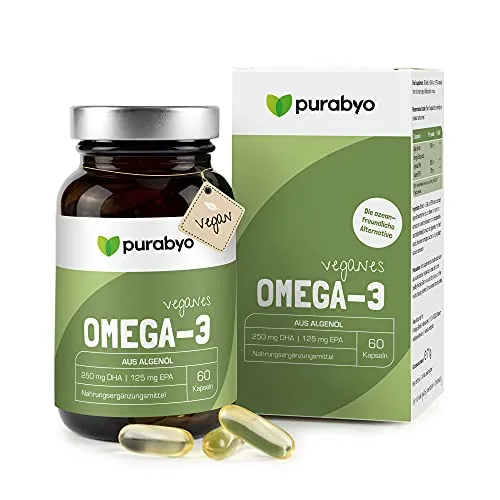 Algenöl OMEGA 3 Vegan | Hochdosierte Kapseln für optimale Gesundheit