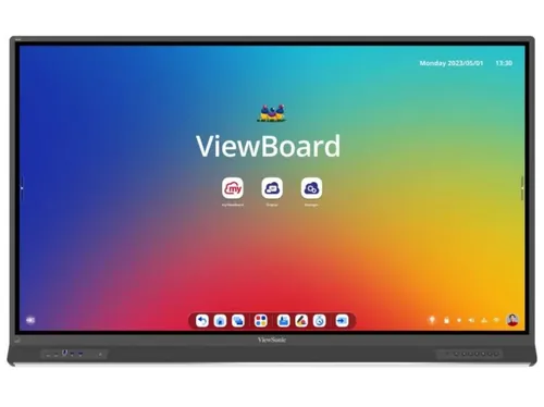 Viewsonic 86 IFP8653 - 86 Zoll 4K Touchscreen Monitor - Monitore mit 3840 x 2160 Pixeln für beeindruckende Bildqualität und interaktive Präsentationen, ideal für Konferenzräume und Schulungen.