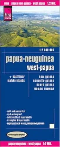 Reise Know-How Landkarte Papua-Neuguinea, Indonesien: West-Papua, Molukken (1:2.000.000): world mapping project