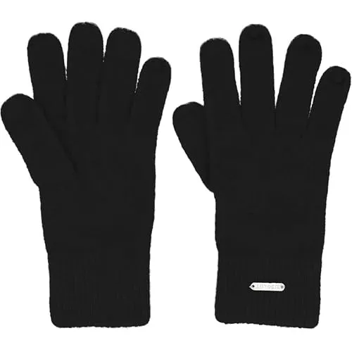 Eisglut Damen Undinel Glove Fleece Winter-Handschuhe, schwarz, M/L (Umfang 20,5-22,0cm / 7,5-8,0 inch)