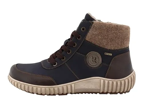 Romika Damen 84R0002005 Stiefelette - Navy, Größe 40 EU - Wanderschuhe mit bequemem Materialmix und stylischem Logo, perfekt für Outdoor-Abenteuer und Alltag.