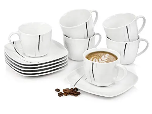 SÄNGER Kaffeeservice Bilgola Black Lines für 6 Personen von Sänger