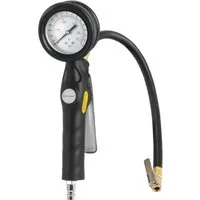 STAHLWERK Reifenfüllmessgerät DRA-162 ST - Kompressoren: 2-in-1 Druckluft-Reifenfüllpistole mit integriertem Manometer für präzise Reifendruckmessung bis 16 Bar, ideal für Auto, Motorrad und LKW.