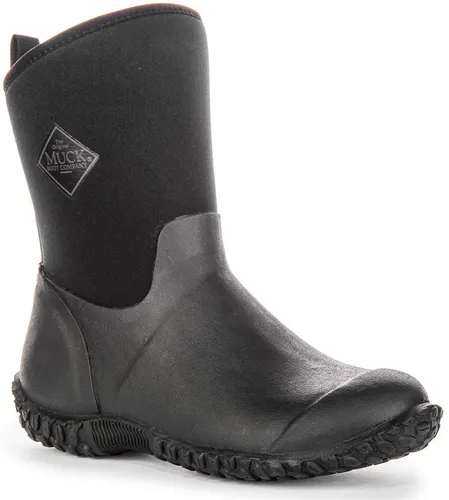 MUCK A-046283 Muckster Mittelhoch Triple Verstärkt Zeh Damenstiefel Schwarz UK 4