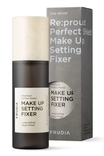 Frudia Reproust Perfect Shield Makeup Setting Fixer Face Mist 120 ml - Fixierspray für Make-up mit feuchtigkeitsspendenden Eigenschaften, ideal für einen langanhaltenden Look. Perfekt für jeden Anlass!