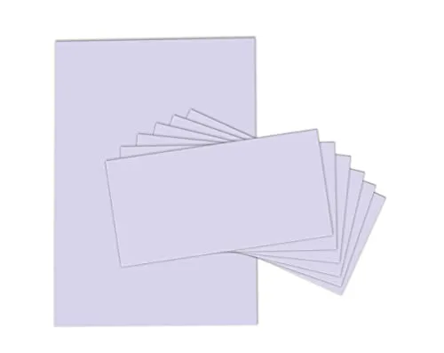 Briefpapier-Set Briefpapier mit Umschlag lila Briefbogen einfarbiges Papier selbstklebende Umschlag Briefe Einladungen (25 Blätter + 25 Umschläge)