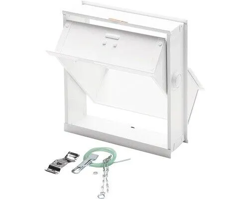 Lüftungsflügel für Glasbausteine weiß 39x39 cm Lüftung