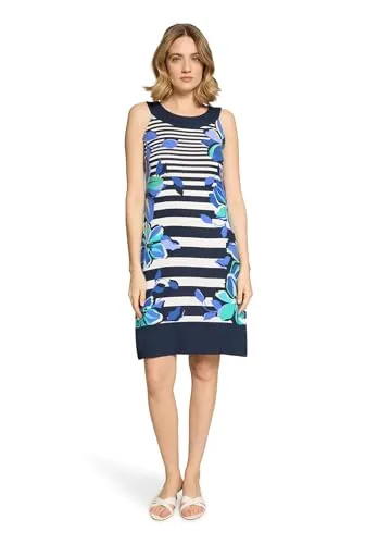 Betty Barclay Sommerkleid Damen ohne Arm in blau von Betty Barclay