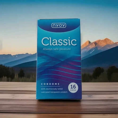 ZD Trading Kondome 16er Pack Nyoy - Kondome für sicheren Schutz, 16er Pack mit extra dünnem Design für mehr Empfindsamkeit und Spaß.