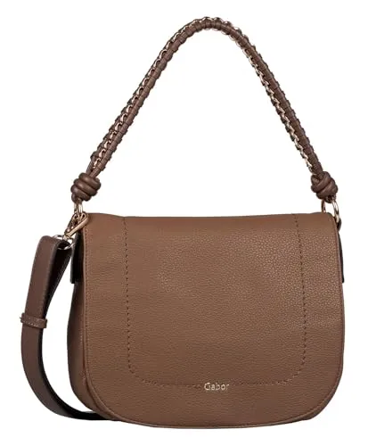 Gabor bags Dania Damen Umhängetasche Umschlagtasche Klein Braun