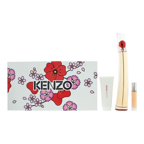 Kenzo Flower L'absolue Eau De Parfum Geschenkset für Damen - Damen Parfüm Geschenkset mit verführerischem Duft, ideal zum Verschenken oder für die eigene Sammlung.