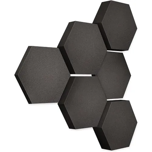 platino24 Akustikplatte Edition LOFT 6 Elemente 3D Ø 300mm - Set aus 6 hochwertigen Akustikelementen zur effektiven Verbesserung der Raumakustik. Ideal für moderne Wohnräume und kreative Umgebungen. Einfache Montage und in vielen Farben erhältlich!