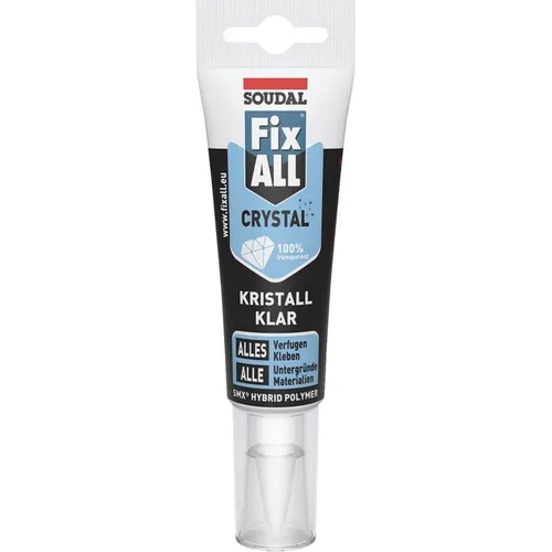 Soudal Kleb & Dichtstoff FIX ALL Crystal Dichtmasse Baukleber Tube transparent
