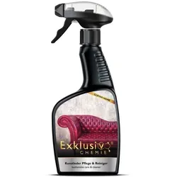Exklusiv Chemie Kunstleder Pflege 500ml - Autopflege & Motorradpflege – Intensives Pflegemittel für Kunstleder, schützt vor Rissbildung und UV-Strahlen, ideal für Möbel, Auto und Sofa.
