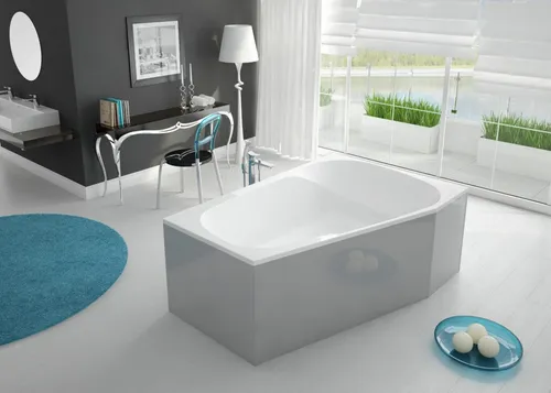 Hoesch Spectra Trapezwanne Rechte Ausführung 1800 x 1200 mm von Hoesch