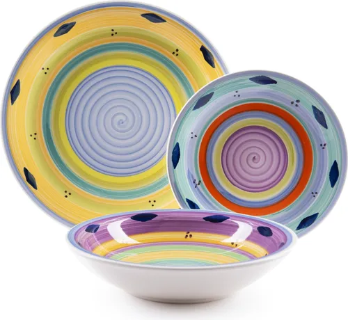 Excelsa Geschirrset 18-teiliges Esprit ceramica Bunt