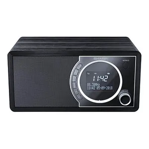 SHARP DR450 Digitalradio - DAB, DAB+ & FM mit RDS, Bluetooth Streaming und Wecker-Funktionen, elegantes Design in Schwarz