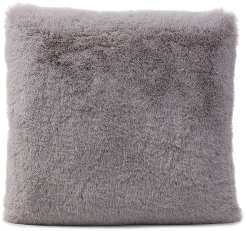 Gözze Dekokissen Fellimitat-Kissen 60x60 cm in silber von Gözze