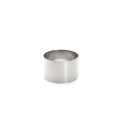 DE BUYER -3912.12 – Kreis, rund, Brot, Überraschung, Edelstahl, Ø 12 x H 8 cm, Silber