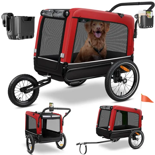 KESSER Fahrradhundeanhänger 3-in-1 von Kesser