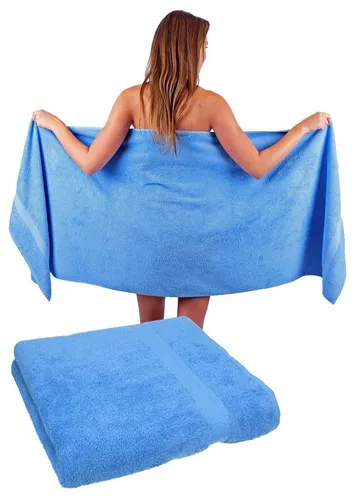 Betz Saunatuch Set PREMIUM 2er 70 x 200cm - Premium Saunahandtücher aus 100% Baumwolle, flauschig weich und saugstark, ideal für höchsten Komfort und Wohlfühl-Ambiente.