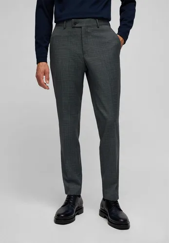Daniel Hechter Anzughose 100129-40250 grau 48 - Elegante Anzughose aus hochwertigem Materialmix für einen perfekten Sitz. Ideal für formelle Anlässe und den täglichen Einsatz. Größe 48, Farbe Grau, gerade Beinform und körpernahe Passform.