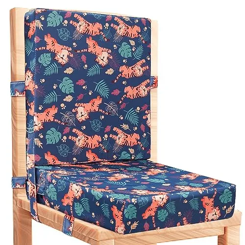 Sitzerhöhung Stühle Kind für Den Tisch - Waschbar & Sicher - Sitzerhöhungen & Boostersitze, tragbare und rutschfeste Lösung für Kinder, die bequem am Esstisch sitzen möchten. Leicht zu reinigen und ideal für Reisen!