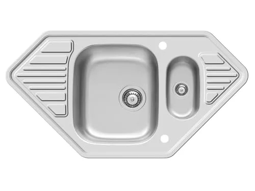 Pyramis MEDUSA CORNER 1 1/2B 2D Einbauspüle von Pyramis