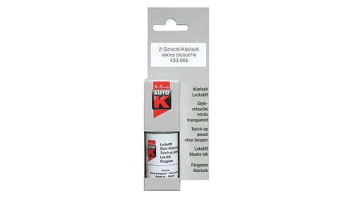Auto-K Lackstift 2-Schicht Klarlack 9ml - Perfekter Schutz für kleine Lackschäden - Mehrschichtlacke mit 9ml Klarlack, ideal für schnelle Reparaturen und schützt zuverlässig vor Witterungseinflüssen.