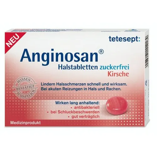 tetesept® Anginosan Halstabletten zuckerfrei Kirsche