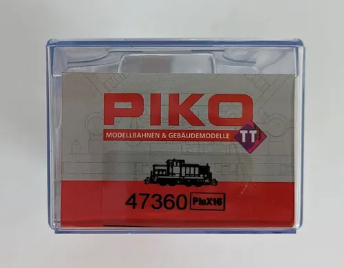 PIKO TT-Diesellok V 60.10 DR III 47360 - TT-Diesellok in limitierter Auflage mit DCC- und Soundfunktion, ideal für Modellbahnfans und Sammler, Epoche III, 91 mm lang und aus hochwertigen Materialien gefertigt.