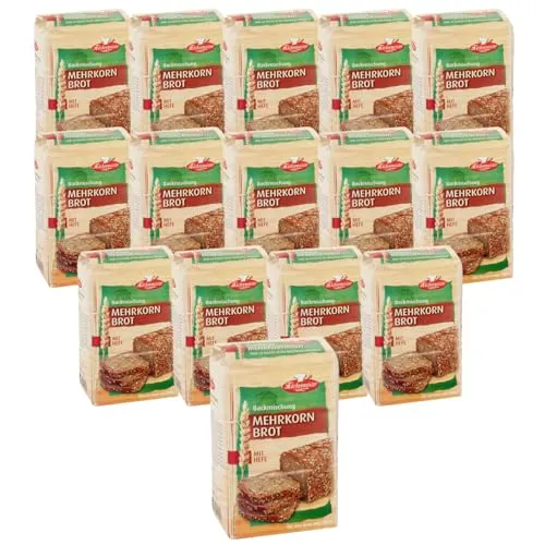 Produktbild BIELMEIER KÜCHENMEISTER Brotbackmischung Mehrkornbrot 15 x 500g