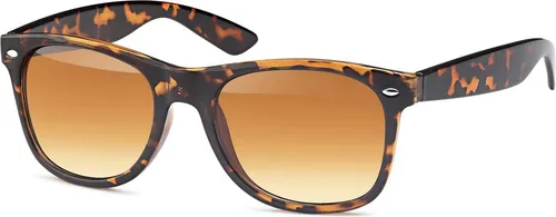 styleBREAKER Uni Nerd Sonnenbrille mit verspiegelten oder getönten Gläsern, klassisches Retro Design 09020039
