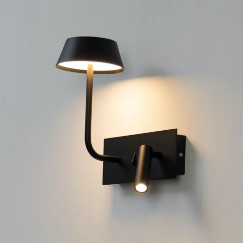 LED-Wandleuchte Fabro mit Leselicht