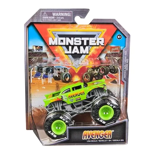 Monster Jam 2025 Official 1:64 Diecast Truck Series 40 Arena Favorites Avenger