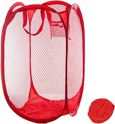 König Design Wäschekorb Rot in rot von König Design